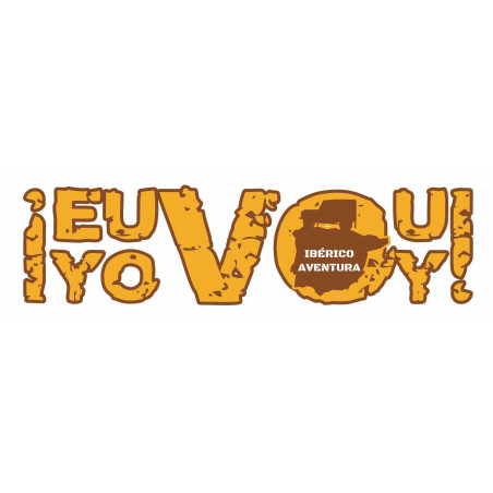 Autocolante  Iberico Aventura - Eu Vou(y)!