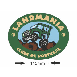 Adhesivo exterior sin contorno.