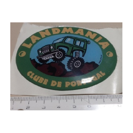 Adhesivo exterior de resina con relieve.